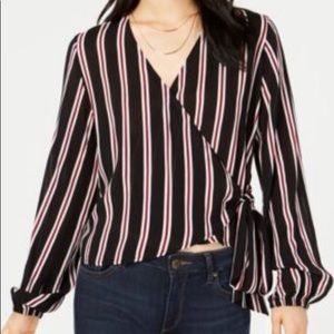 Poly & Esther Wrap Style Blouse